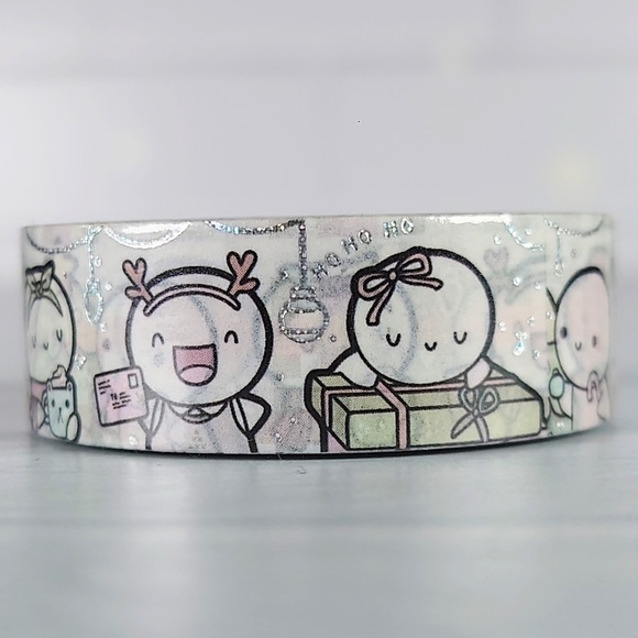 Cozy Christmas 15mm Washi Tape | TheCoffeeMonsterzCo TCMC - Picture 2 of 3